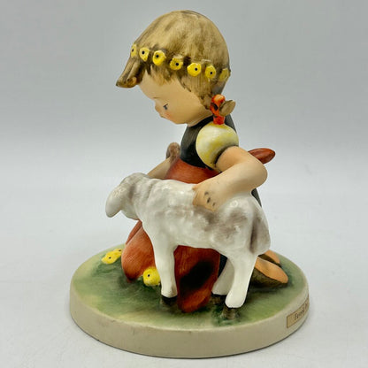 Vintage Goebel Hummel Favorite Pet Girl With Lamb TMK 4 1964-1972 Germany /cb
