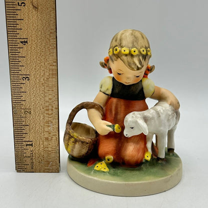 Vintage Goebel Hummel Favorite Pet Girl With Lamb TMK 4 1964-1972 Germany /cb