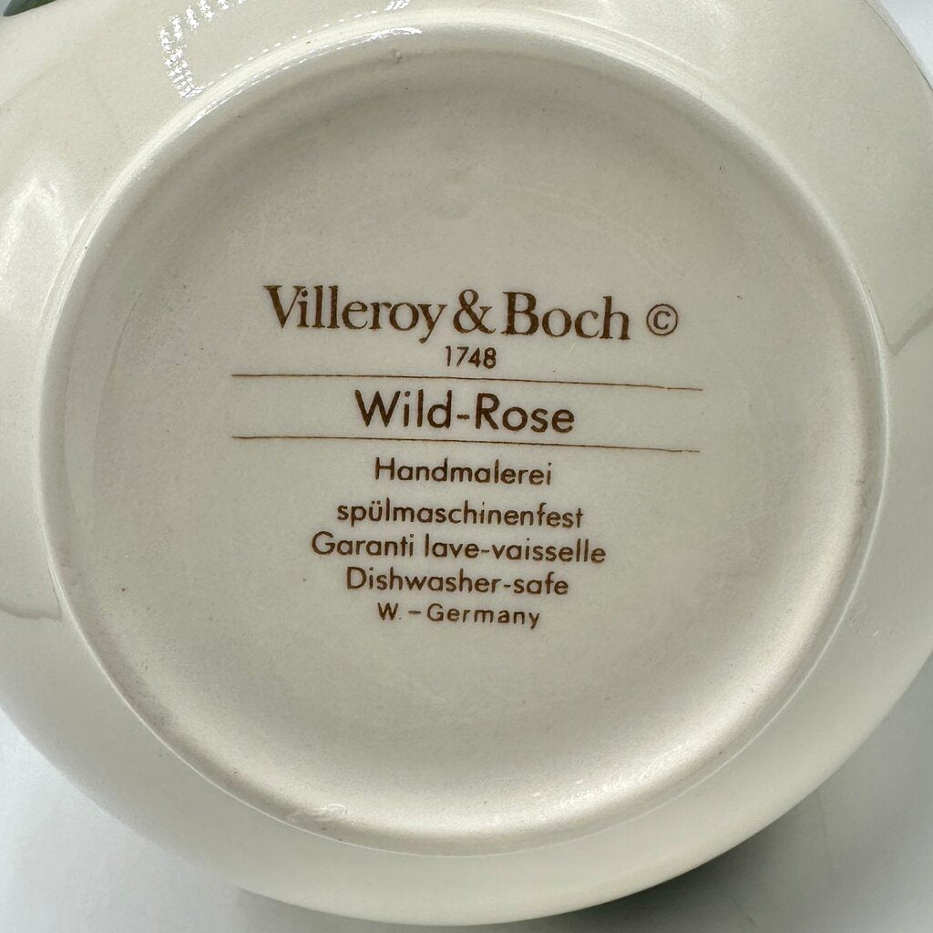 Villeroy & Boch Wilde Rose 5 Cup Teapot Made In Germany /cb