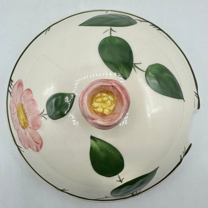 Villeroy & Boch Wilde Rose Covered Vegetable Bowl/Soup Terrine w/Notched Lid Made In Germany /cb