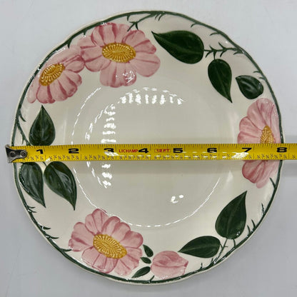 Set of 3 Villeroy & Boch Wilde Rose 8 Inch Soup/Pasta Bowls Made In Germany /cb