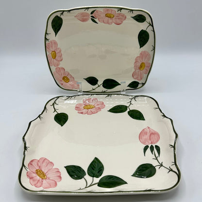 Villeroy & Boch Wilde Rose Cake Plate and Butter Tray Set/2 Made In Germany /cb