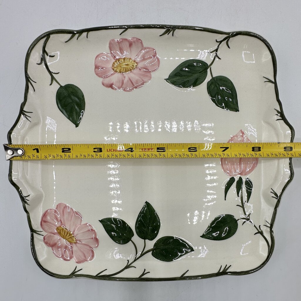 Villeroy & Boch Wilde Rose Cake Plate and Butter Tray Set/2 Made In Germany /cb