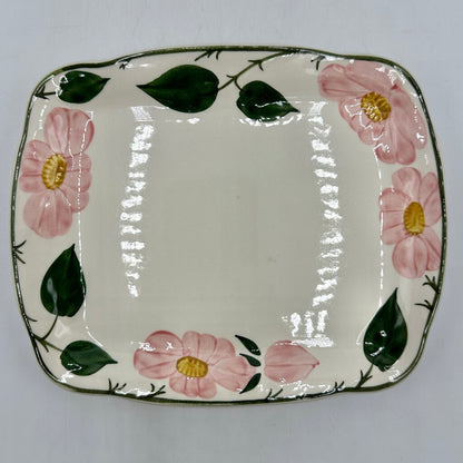 Villeroy & Boch Wilde Rose Cake Plate and Butter Tray Set/2 Made In Germany /cb