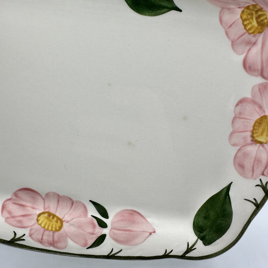 Villeroy & Boch Wilde Rose Cake Plate and Butter Tray Set/2 Made In Germany /cb