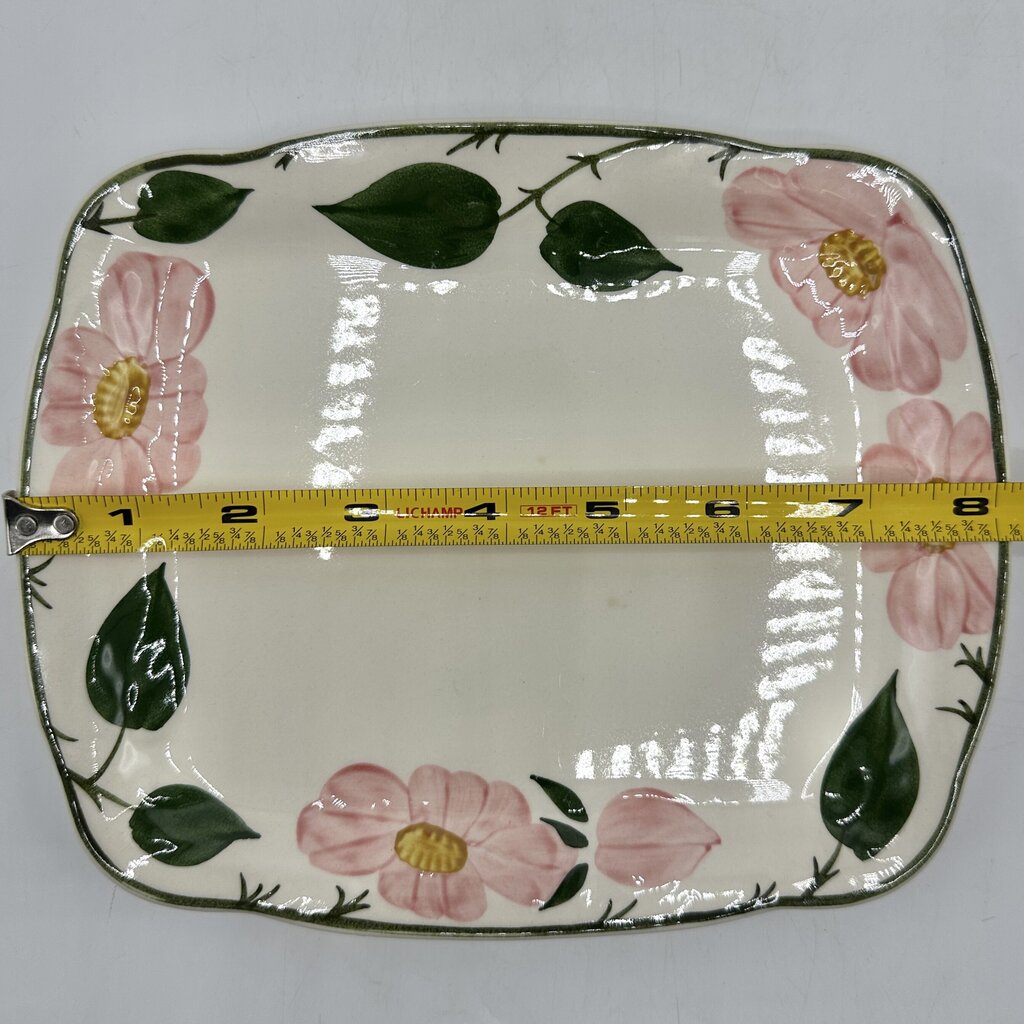 Villeroy & Boch Wilde Rose Cake Plate and Butter Tray Set/2 Made In Germany /cb