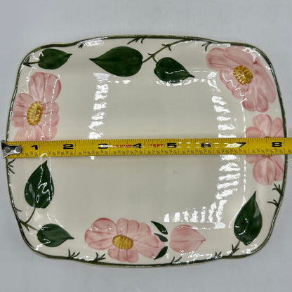 Villeroy & Boch Wilde Rose Cake Plate and Butter Tray Set/2 Made In Germany /cb