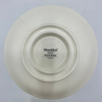 Villeroy & Boch Wild Rose Gravy Boat w/Attached Underplate Made In Germany /cb