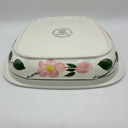 Villeroy & Boch Wild Rose Square 10” Casserole Dish Made In Germany /cb