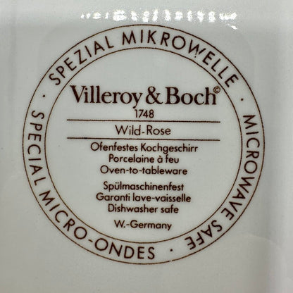 Villeroy & Boch Wild Rose Square 10” Casserole Dish Made In Germany /cb