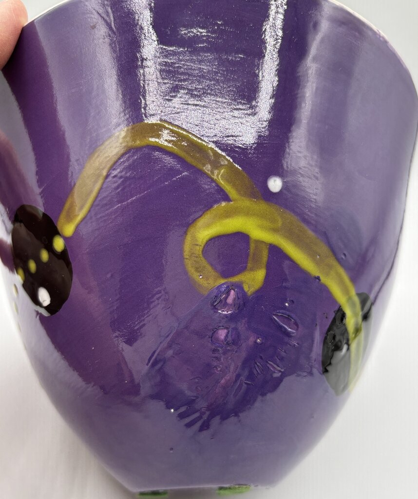 Art Pottery Bowl Contemporary Signed /j