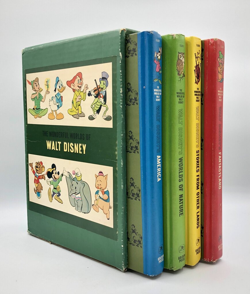 1965 Walt Disney 4 Volume Book Set /b