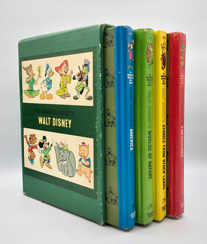 1965 Walt Disney 4 Volume Book Set /b