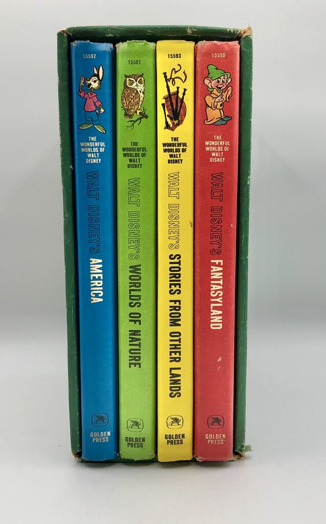 1965 Walt Disney 4 Volume Book Set /b