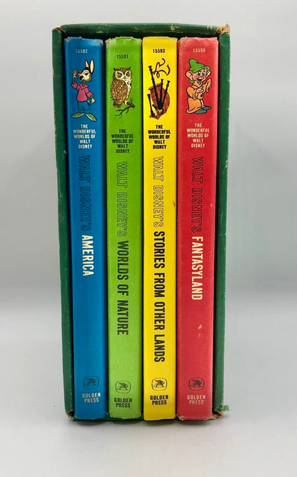 1965 Walt Disney 4 Volume Book Set /b