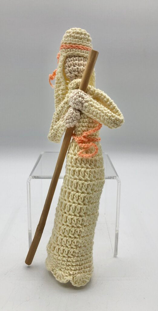 10pc Hand Crocheted Nativity Set /b