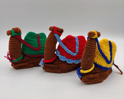 10pc Hand Crocheted Nativity Set /b