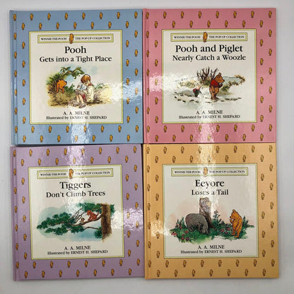 4 Volume Set 1994 Winnie The Pooh Pop Up Books /b