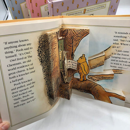4 Volume Set 1994 Winnie The Pooh Pop Up Books /b