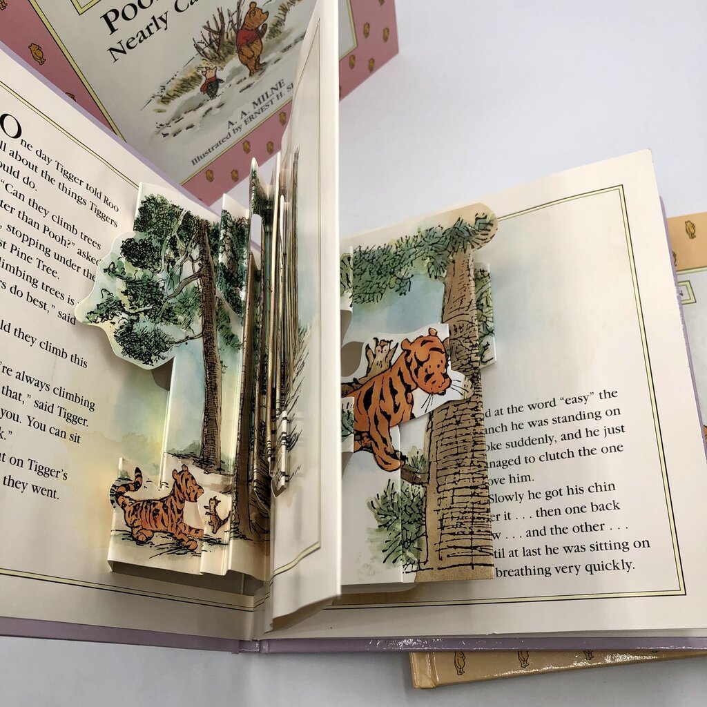 4 Volume Set 1994 Winnie The Pooh Pop Up Books /b