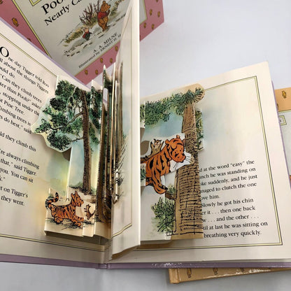 4 Volume Set 1994 Winnie The Pooh Pop Up Books /b