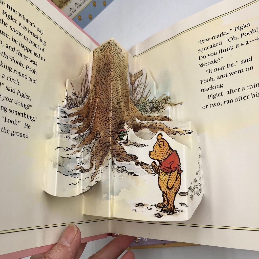 4 Volume Set 1994 Winnie The Pooh Pop Up Books /b