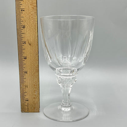 Vintage Royal Leerdam Queen Juliana 6 1/2” Water Goblet Netherlands /cb