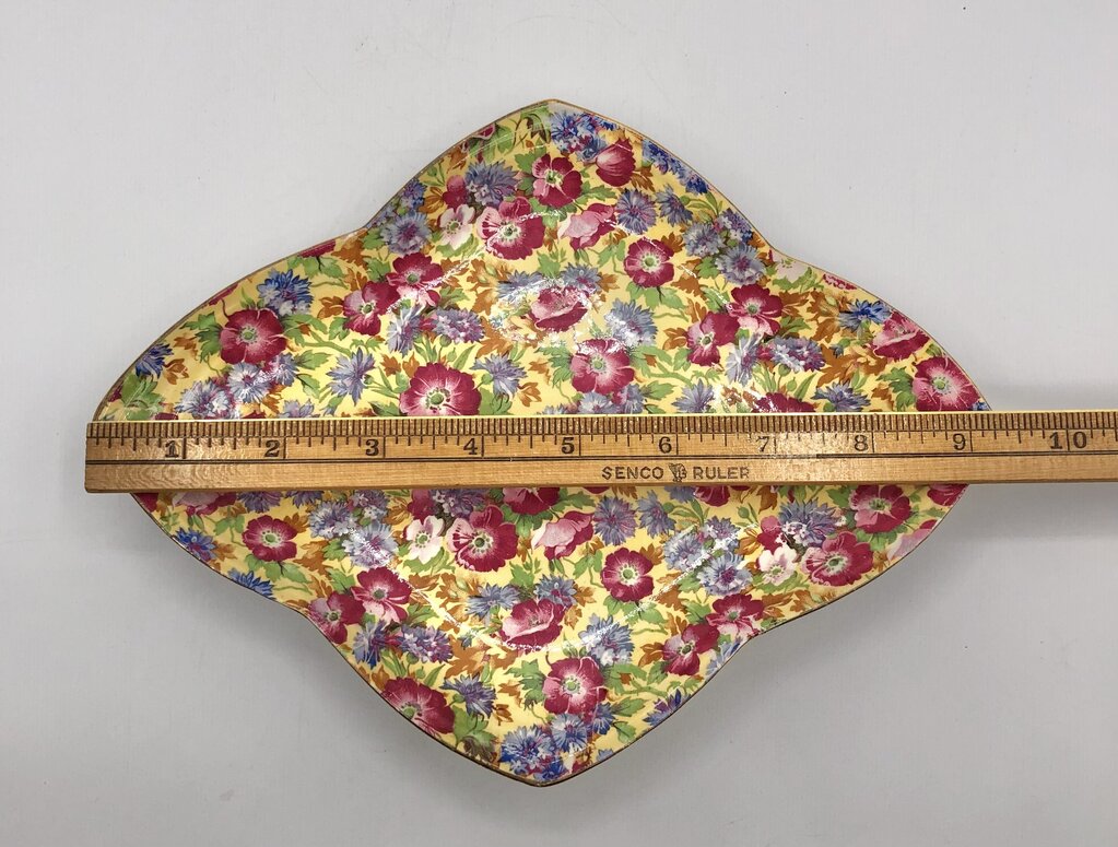 Vintage Older Royal Winton Royalty Peebles/ Diamond Shape Tray/Dish /b