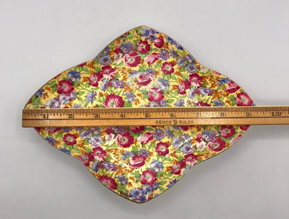 Vintage Older Royal Winton Royalty Peebles/ Diamond Shape Tray/Dish /b