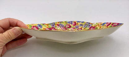 Vintage Older Royal Winton Royalty Peebles/ Diamond Shape Tray/Dish /b