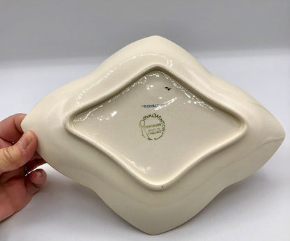 Vintage Older Royal Winton Royalty Peebles/ Diamond Shape Tray/Dish /b