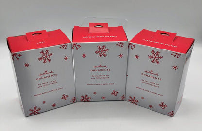 3 Hallmark Tim Burton Jack Skellington Tree Ornaments /b