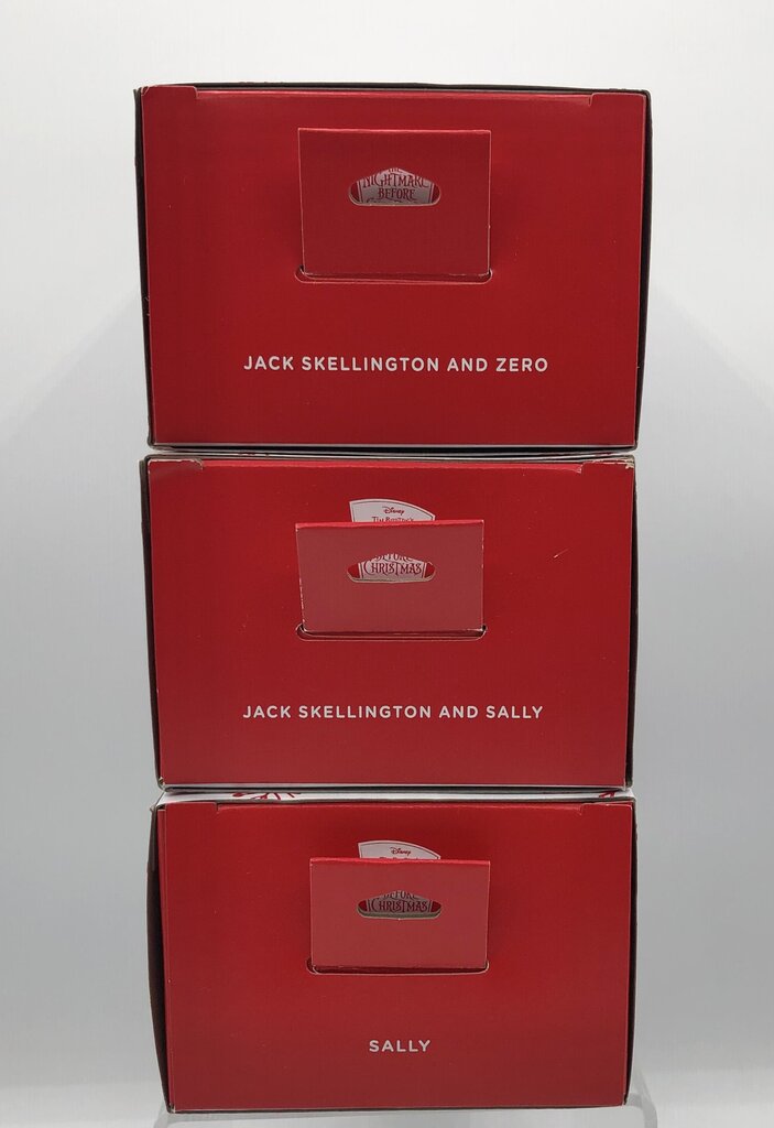 3 Hallmark Tim Burton Jack Skellington Tree Ornaments /b