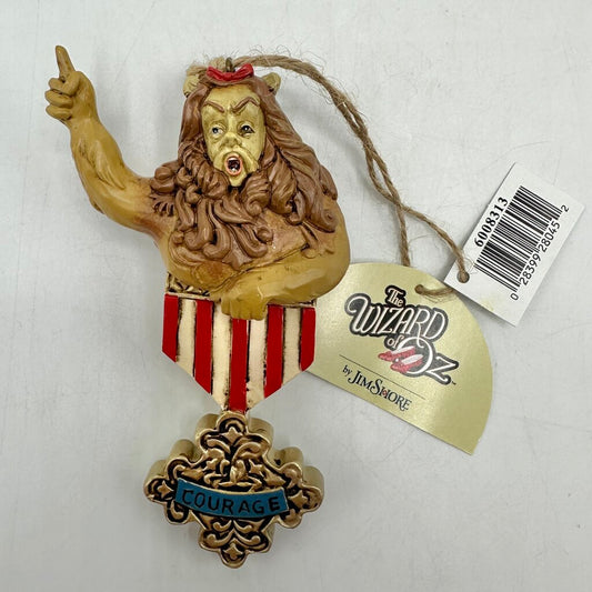 Jim Shore The Wizard of Oz The Cowardly Lion Courage Hanging Ornament w/Tags /cb