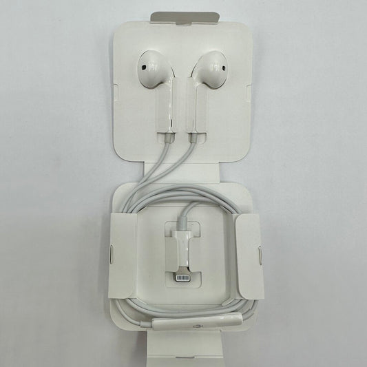 Apple OEM Wired EarPods w/Lightning Connector Plus Lightning to 3.5 mm Headphone Jack Adapter New Tested /cb