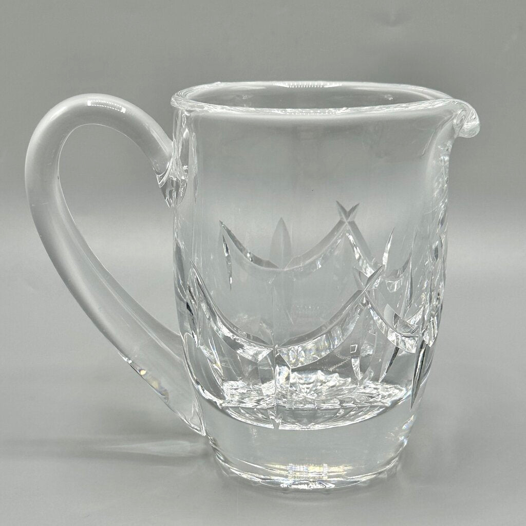 Vintage Waterford Cut Crystal Creamer/Small Pitcher Swag Pattern /cb
