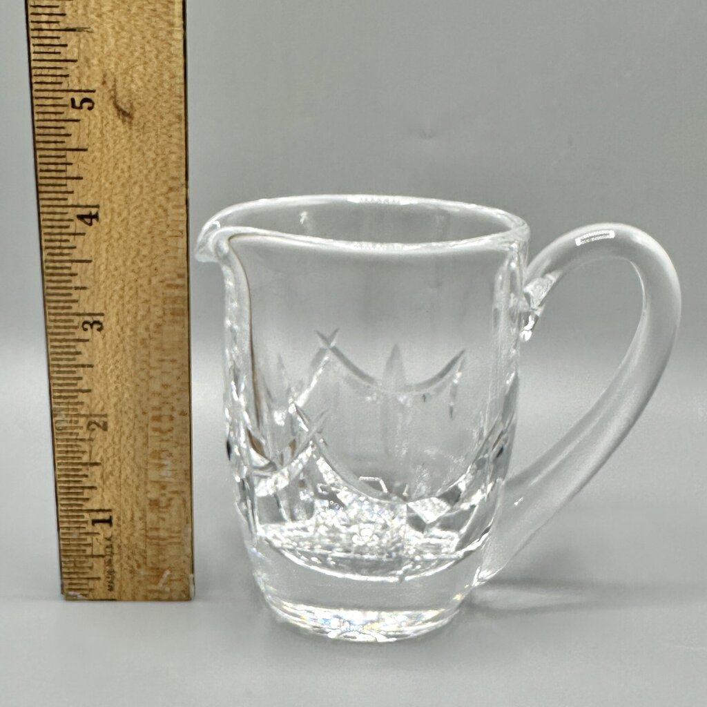 Vintage Waterford Cut Crystal Creamer/Small Pitcher Swag Pattern /cb