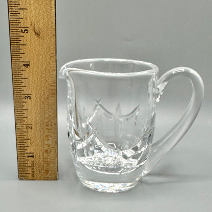 Vintage Waterford Cut Crystal Creamer/Small Pitcher Swag Pattern /cb