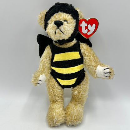 Vintage Ty The Attic Treasure Collection Beezee Bee & Bugsy Ladybug 8” Collectible Plush Bears /cb