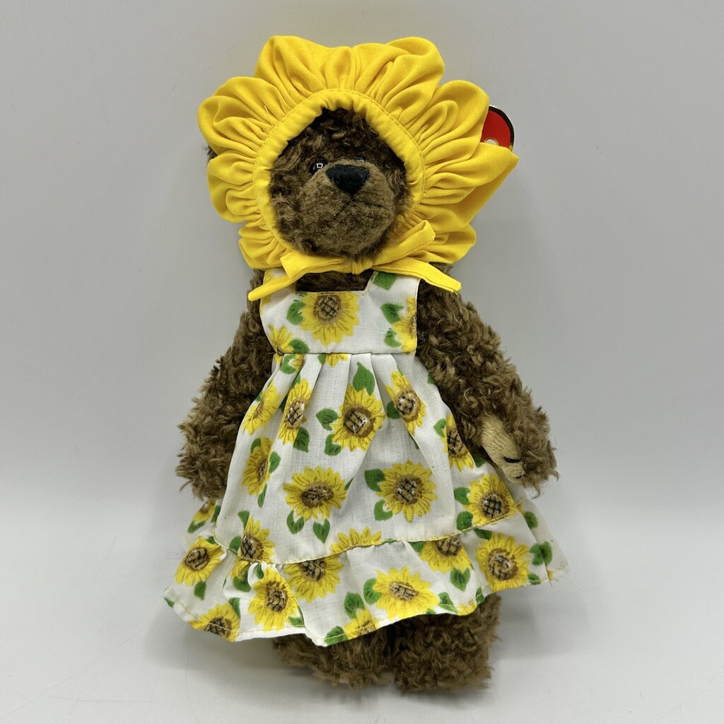 Vintage Ty The Attic Treasure Collection Susannah Sunflower & Rosalie Rose 8” Plush Collectible Bears /cb