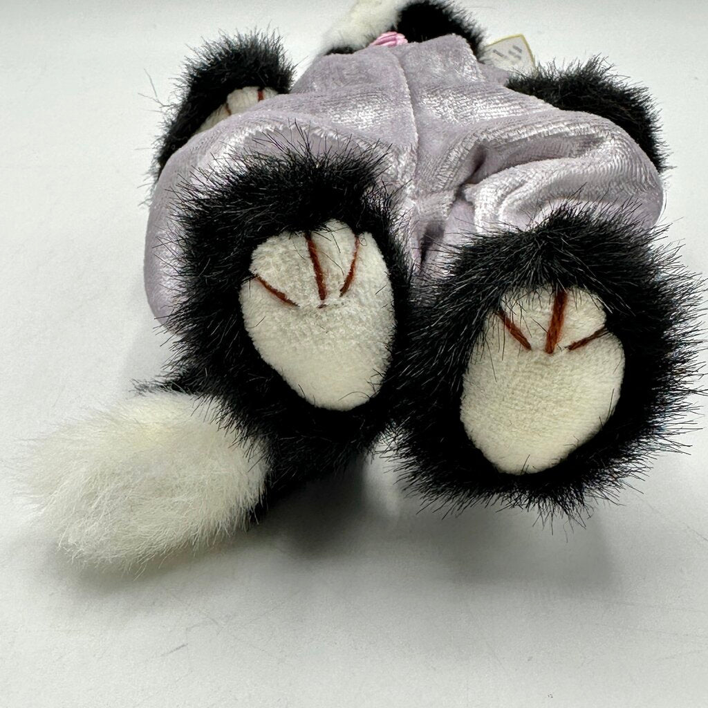 Vintage Ty The Attic Treasure Collection Whiskers, Purrcy & Pouncer 8” Collectible Plush Cats /cb