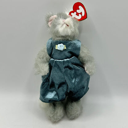 Vintage Ty The Attic Treasure Collection Whiskers, Purrcy & Pouncer 8” Collectible Plush Cats /cb