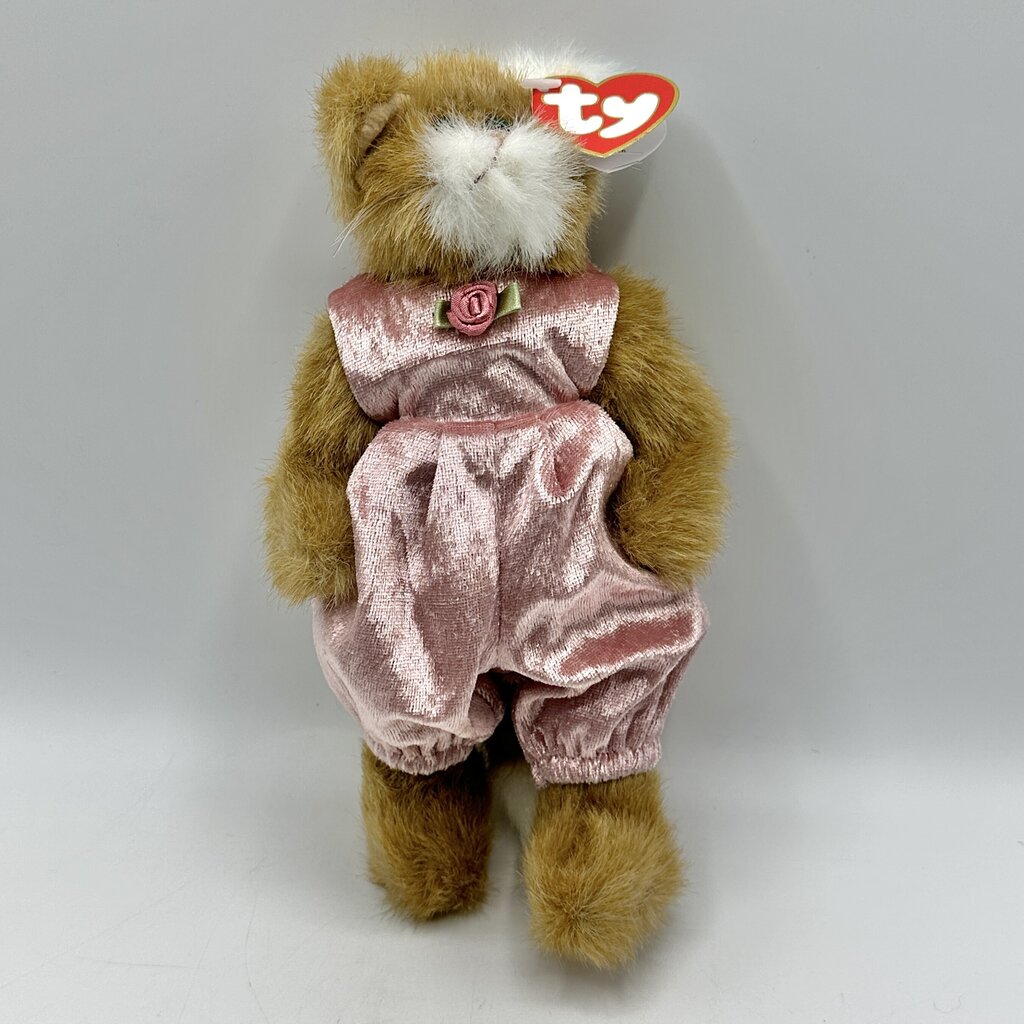 Vintage Ty The Attic Treasure Collection Whiskers, Purrcy & Pouncer 8” Collectible Plush Cats /cb