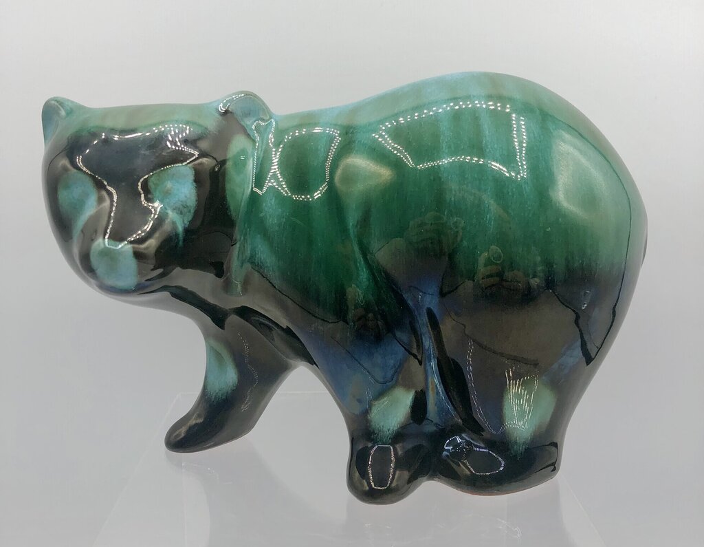 Vintage Blue Mountain Pottery Bear Figurine /b
