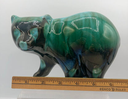 Vintage Blue Mountain Pottery Bear Figurine /b