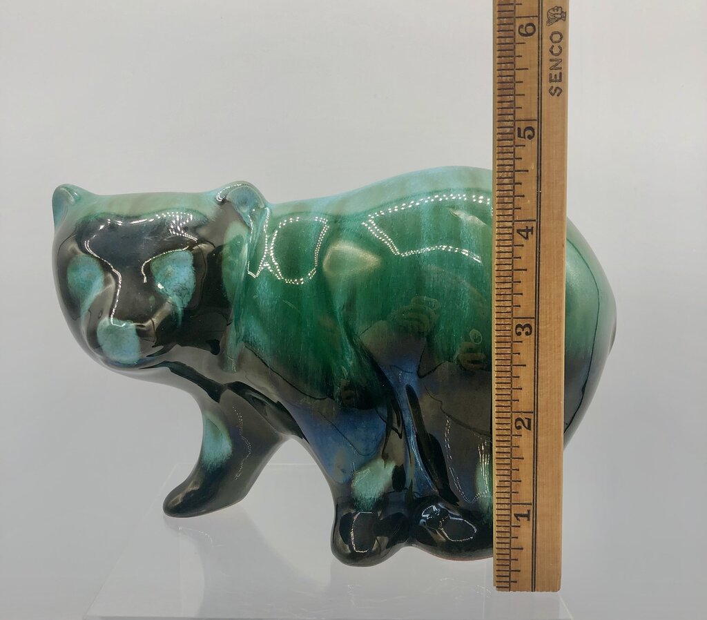 Vintage Blue Mountain Pottery Bear Figurine /b