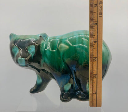 Vintage Blue Mountain Pottery Bear Figurine /b