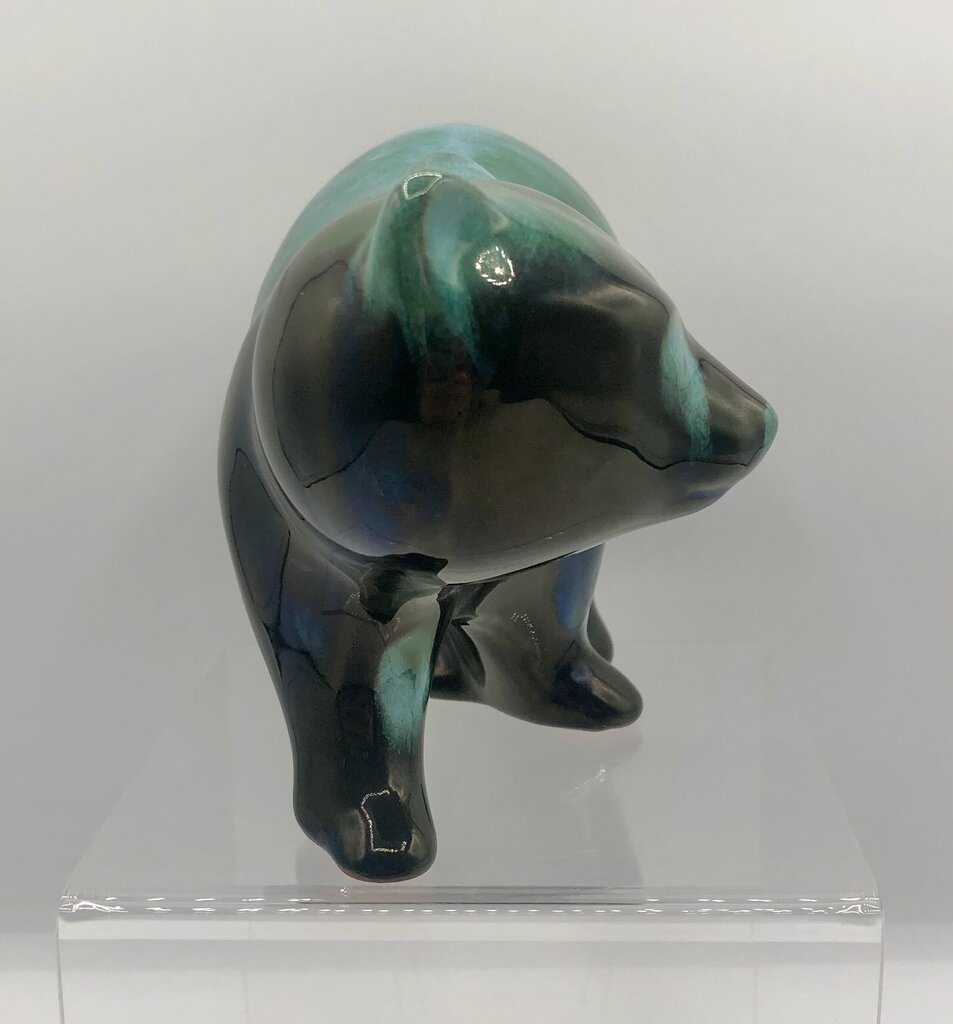 Vintage Blue Mountain Pottery Bear Figurine /b