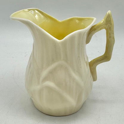 Vintage Belleek Ireland Lily Porcelain Creamer & Open Sugar Bowl