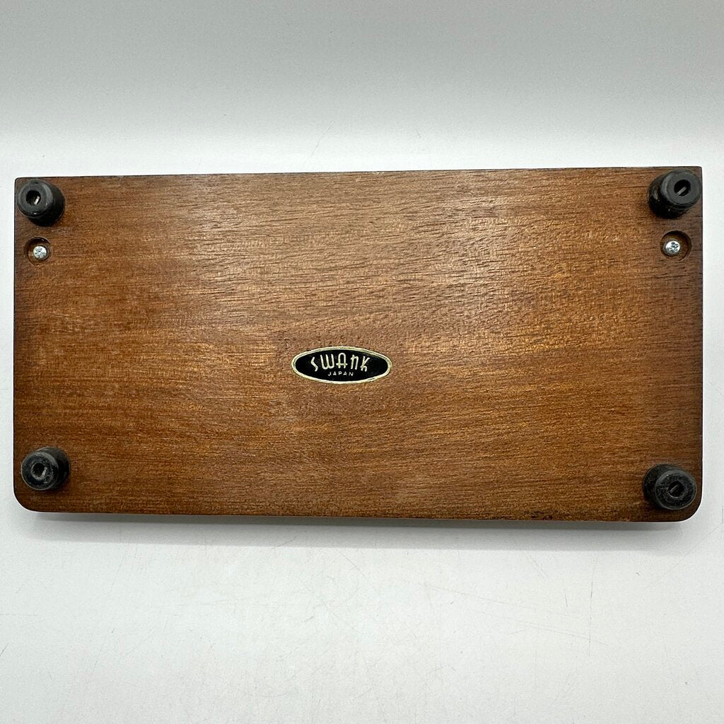 Vintage Swank Wood Valet 11 Inch Dresser/Desk Organizer MCM Japan /cb